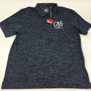 (NWT) PUMA 70 Years Est. 1951 PI&P Motor Express Mesh Gray Polo Shirt